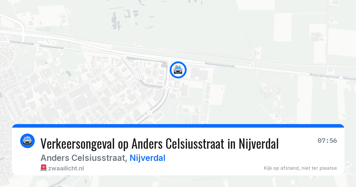 Verkeersongeval op Anders Celsiusstraat in Nijverdal — 6 mei 2026