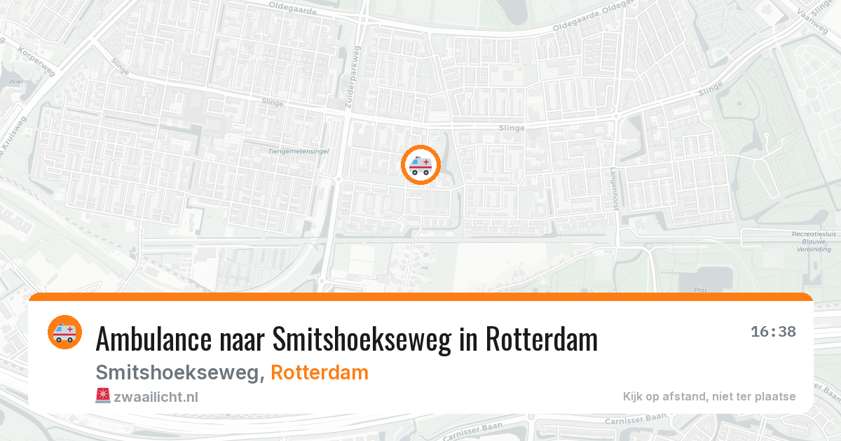 Ambulance naar Smitshoekseweg in Rotterdam — 31 jul 2026