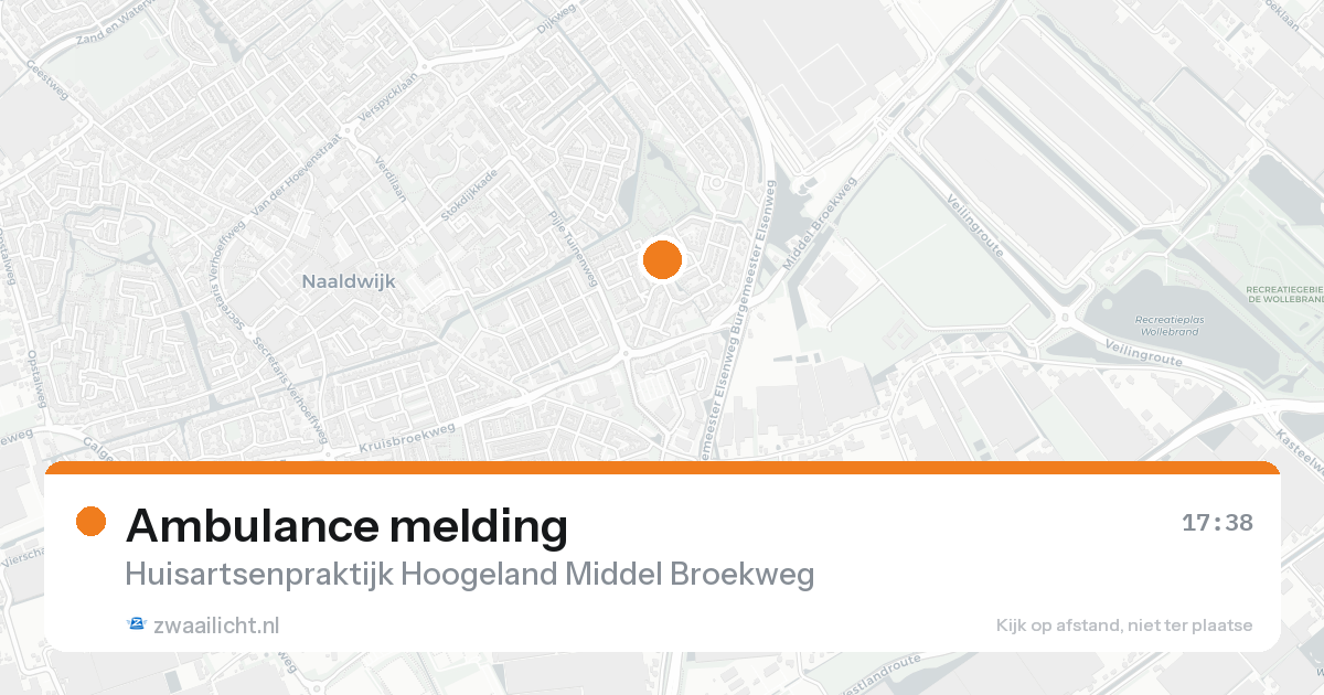 Ambulance melding — 7 feb 2026