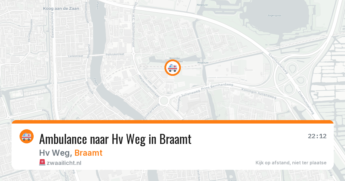 Ambulance naar Hv Weg in Braamt — 13 jul 2026