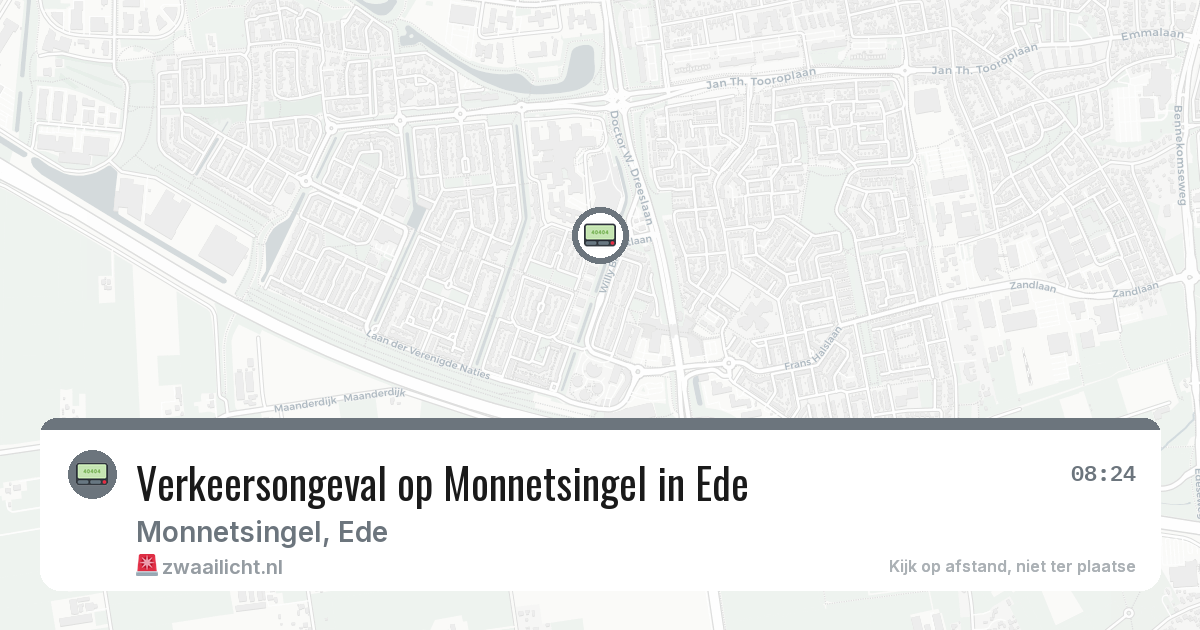 Verkeersongeval op Monnetsingel in Ede — 1 jul 2026