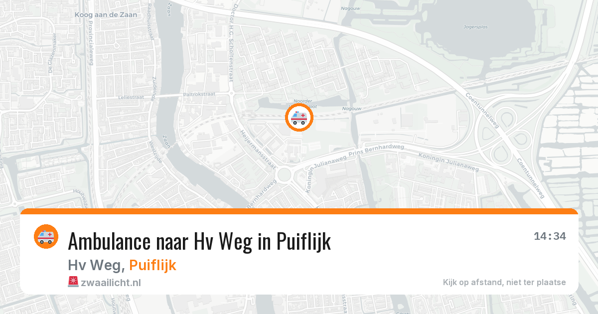 Ambulance naar Hv Weg in Puiflijk — 5 jun 2026