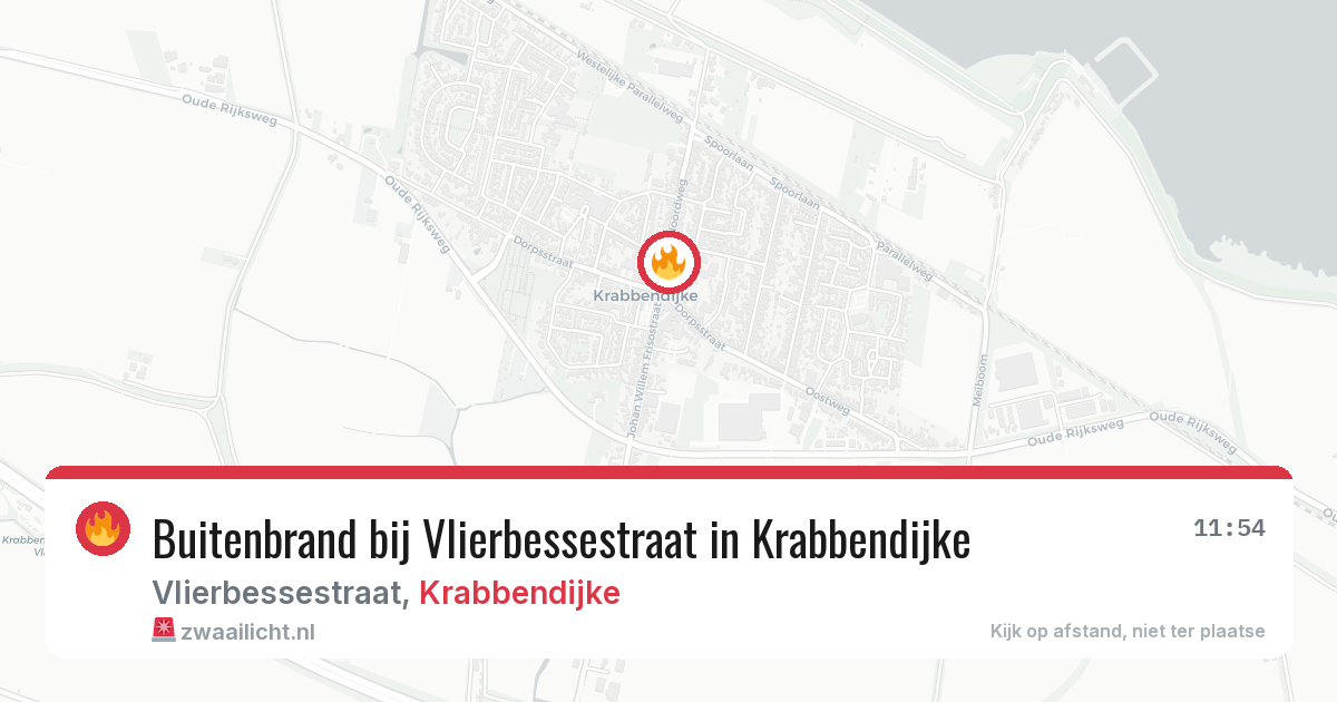 Buitenbrand bij Vlierbessestraat in Krabbendijke — 3 jul 2026