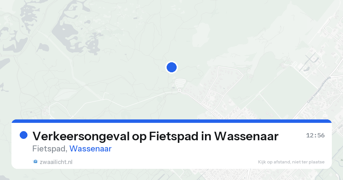 Verkeersongeval op Fietspad in Wassenaar — 19 aug 2026