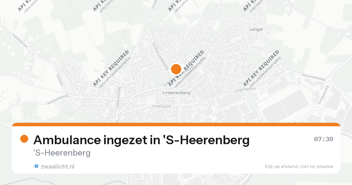 Ambulance ingezet in 'S-Heerenberg — 7 feb 2026
