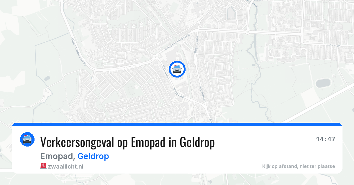 Verkeersongeval op Emopad in Geldrop — 23 mei 2026