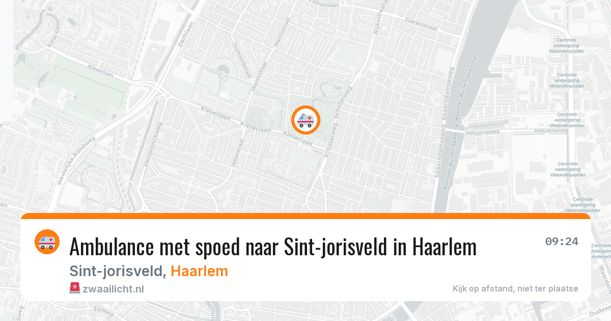 Ambulance met spoed naar Sint-jorisveld in Haarlem — 19 jan 2026