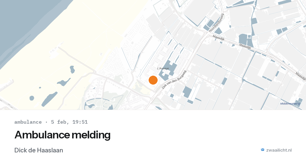 Ambulance melding — 5 feb 2026