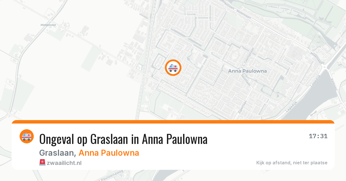 Ongeval op Graslaan in Anna Paulowna — 11 feb 2026