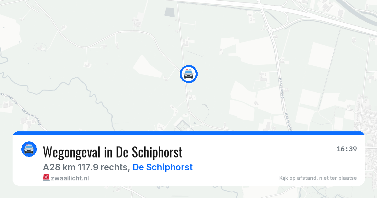 Wegongeval in De Schiphorst — 24 apr 2026