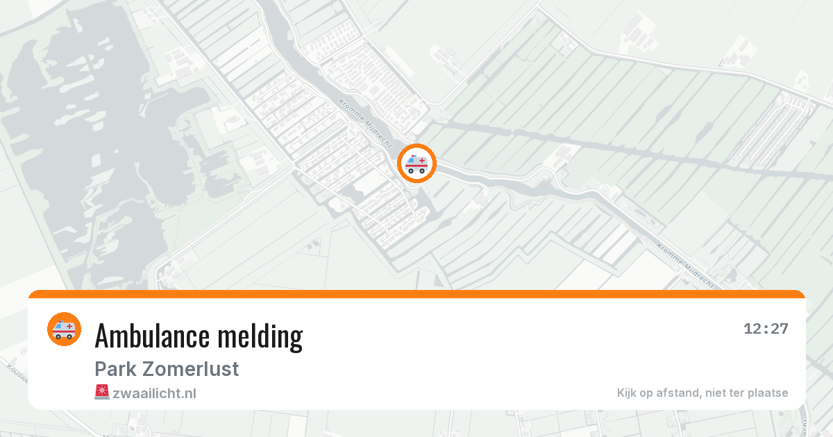 Ambulance melding — 17 jan 2026