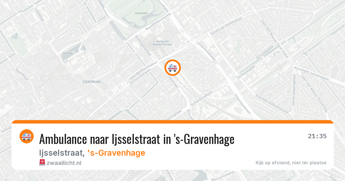 Ambulance naar Ijsselstraat in 's-Gravenhage — 4 jun 2026