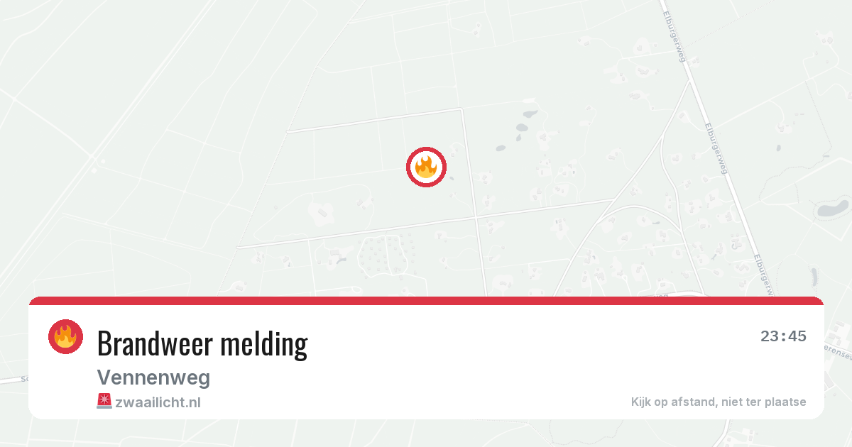Brandweer melding — 29 apr 2026