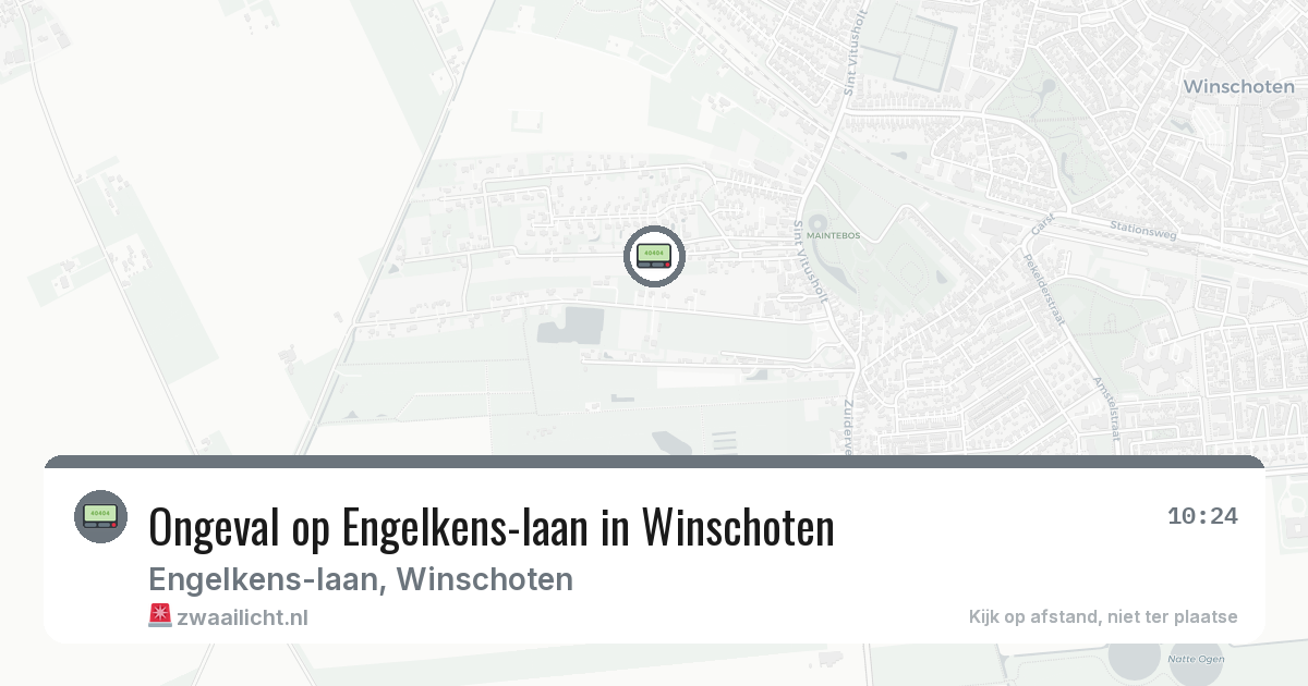 Ongeval op Engelkens-laan in Winschoten — 11 feb 2026