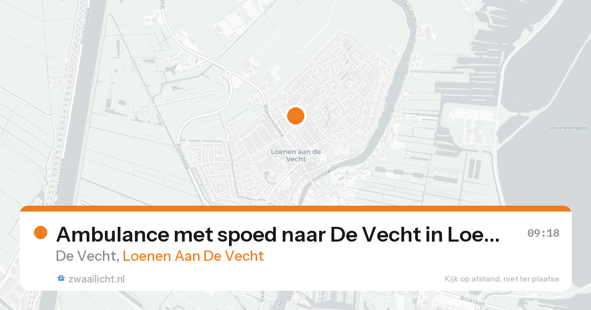 Ambulance met spoed naar De Vecht in Loenen Aan De Vecht — 31 jan 2026