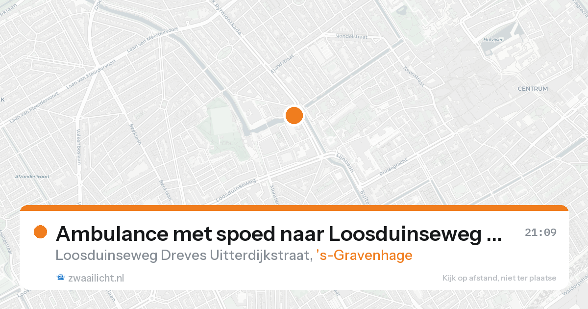 Ambulance met spoed naar Loosduinseweg Dreves Uitterdijkstraat in 's-Gravenhage — 31 jan 2026