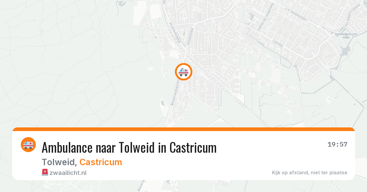 Ambulance naar Tolweid in Castricum — 30 jun 2026