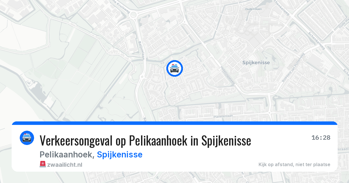 Verkeersongeval op Pelikaanhoek in Spijkenisse — 11 jun 2026