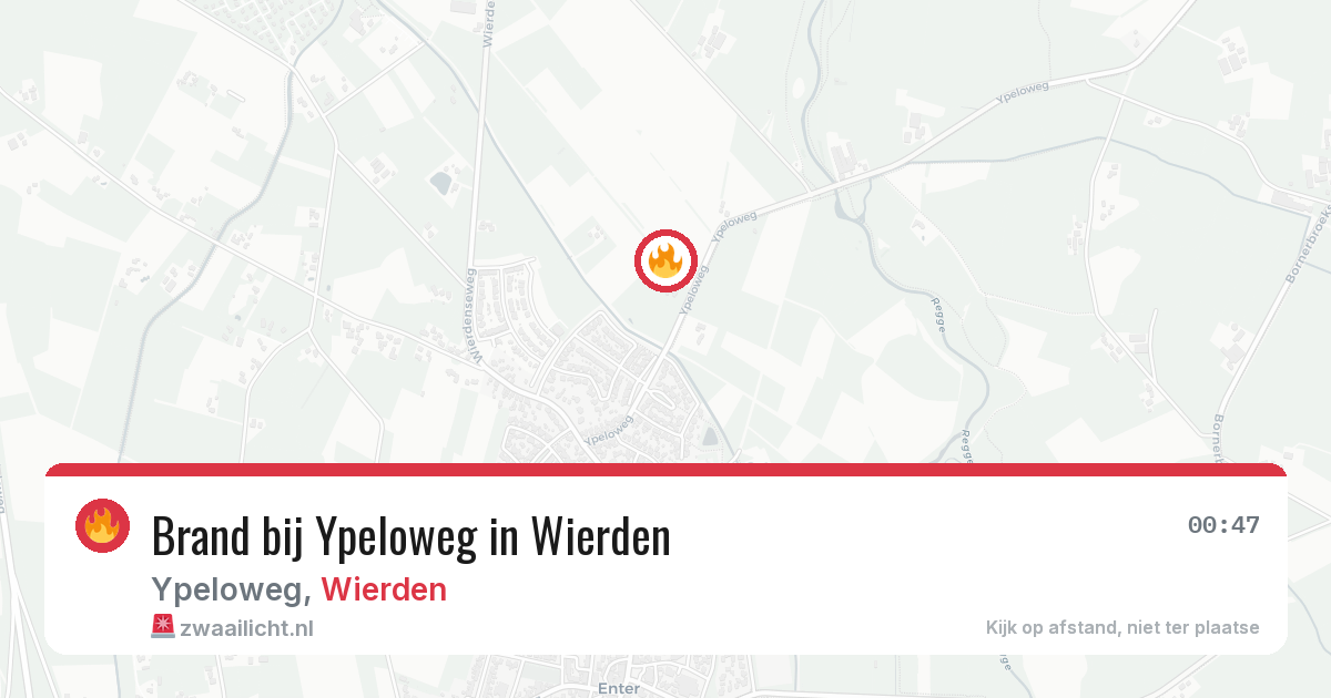 Brand bij Ypeloweg in Wierden — 19 jun 2026