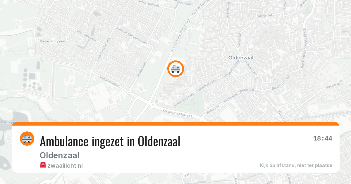 Ambulance ingezet in Oldenzaal — 23 jun 2026