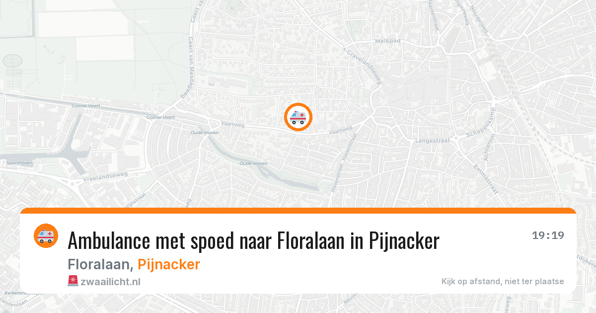 Ambulance met spoed naar Floralaan in Pijnacker — 26 jan 2026