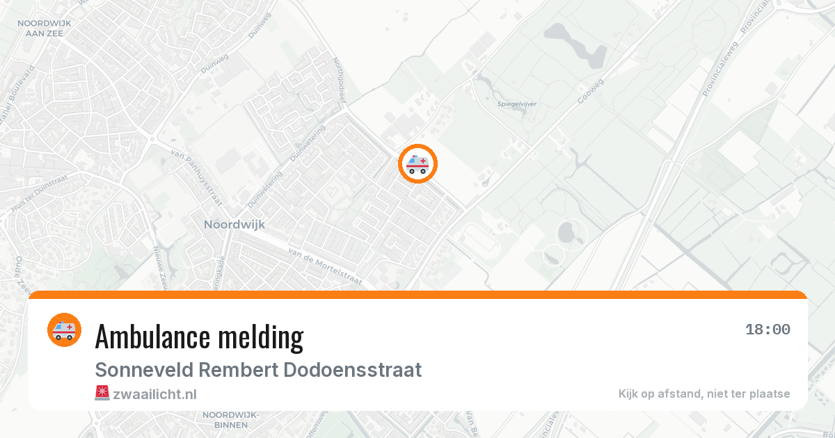 Ambulance melding — 8 feb 2026