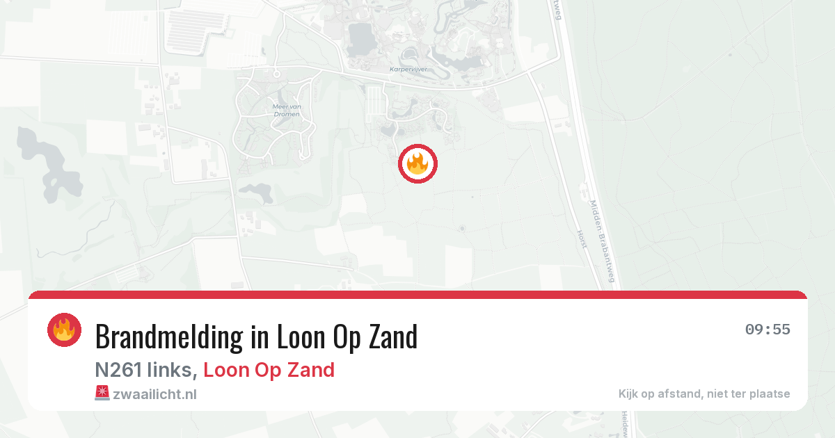 Brandmelding in Loon Op Zand — 2 mei 2026