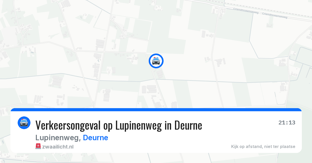 Verkeersongeval op Lupinenweg in Deurne — 7 jun 2026