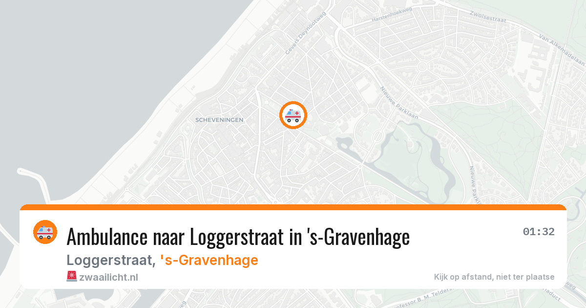 Ambulance naar Loggerstraat in 's-Gravenhage — 11 jul 2026