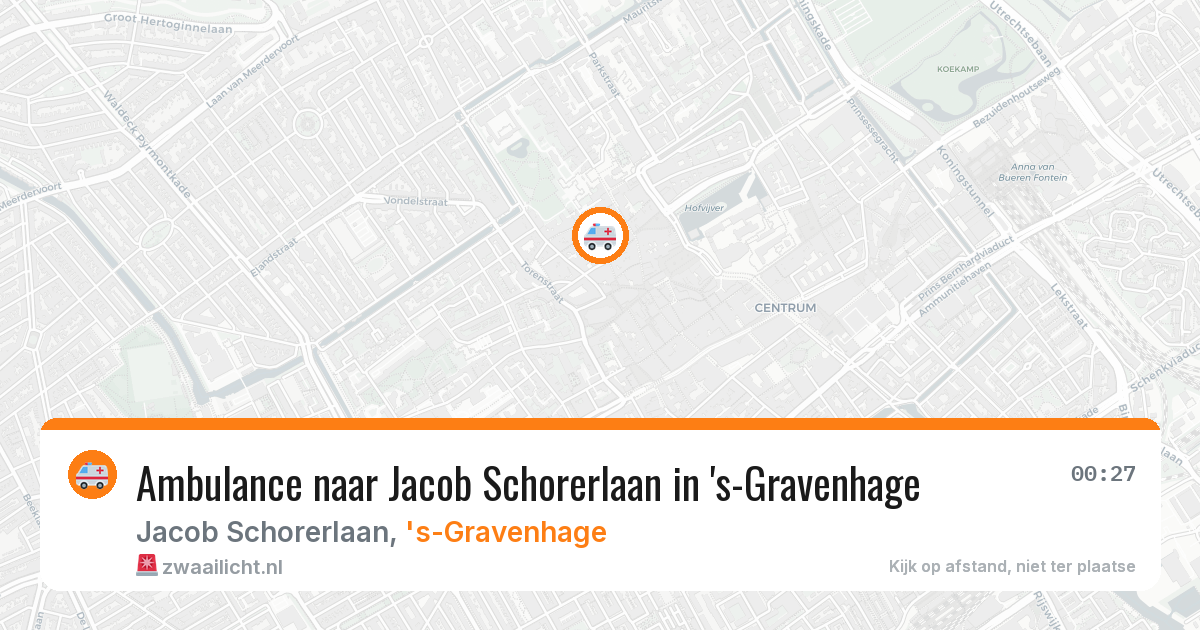 Ambulance naar Jacob Schorerlaan in 's-Gravenhage — 28 jan 2026