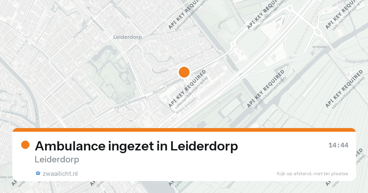 Ambulance ingezet in Leiderdorp — 26 aug 2026