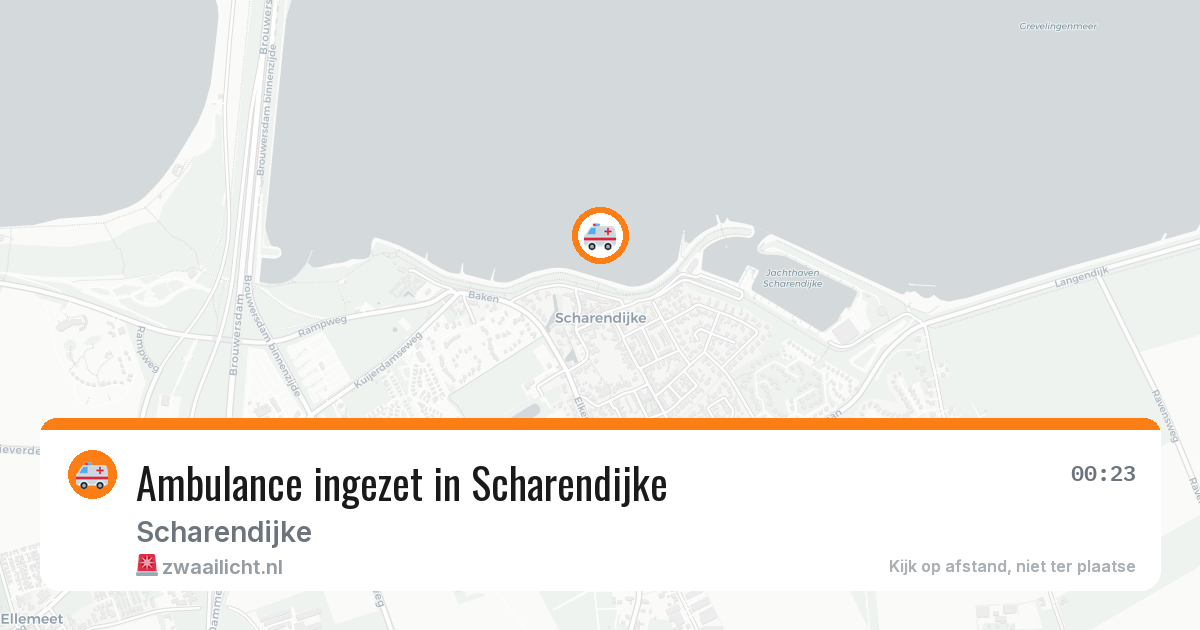 Ambulance ingezet in Scharendijke — 3 jun 2026