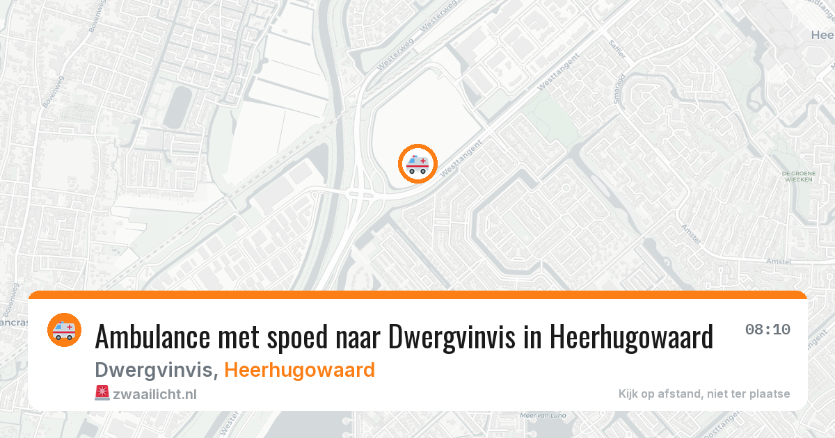 Ambulance met spoed naar Dwergvinvis in Heerhugowaard — 1 apr 2026