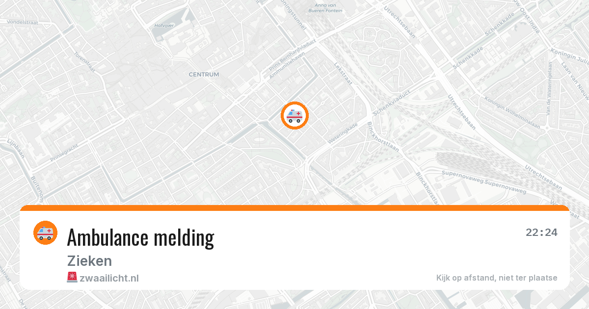 Ambulance melding — 6 mei 2026