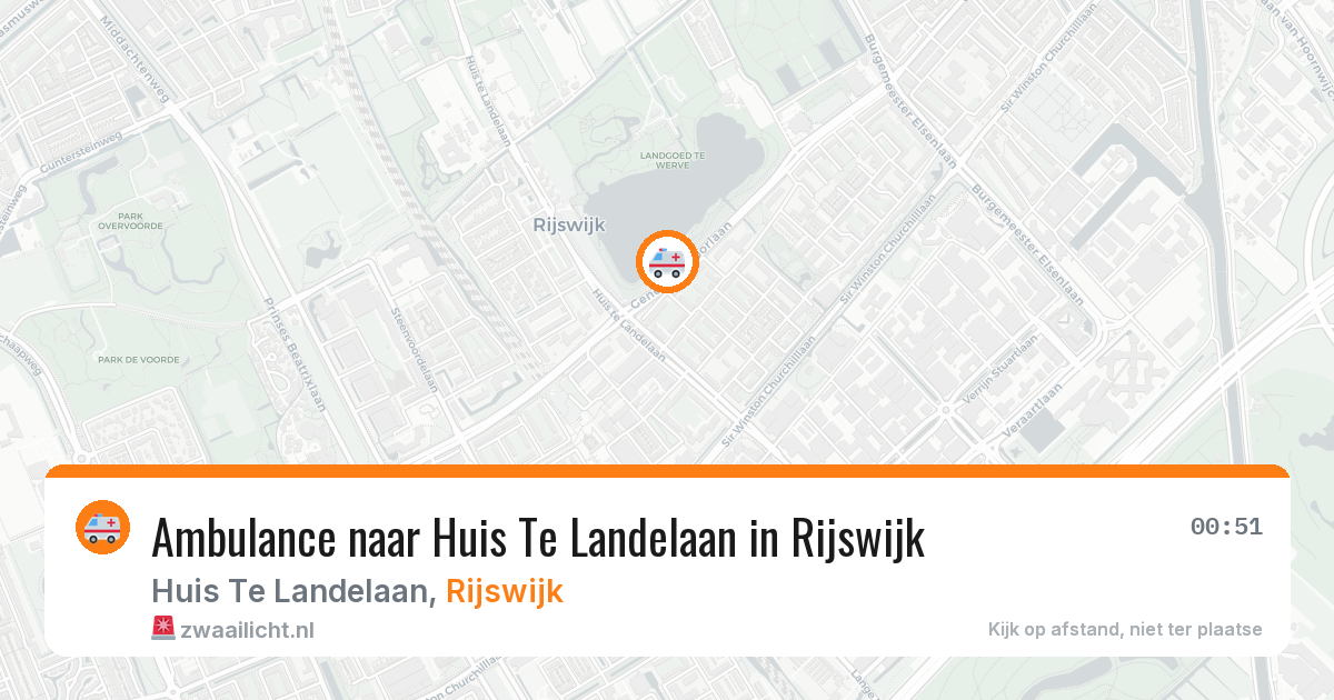 Ambulance naar Huis Te Landelaan in Rijswijk — 21 feb 2026