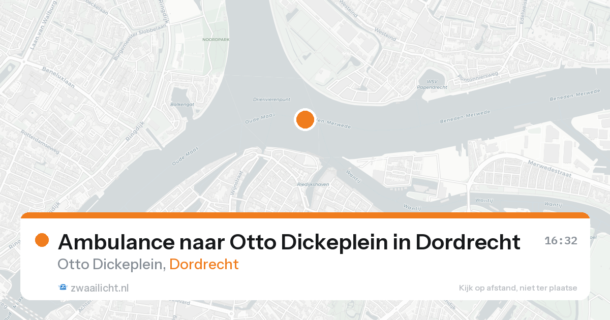 Ambulance naar Otto Dickeplein in Dordrecht — 30 jan 2026