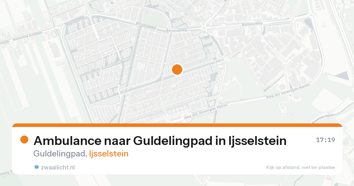 Ambulance naar Guldelingpad in Ijsselstein — 16 aug 2026