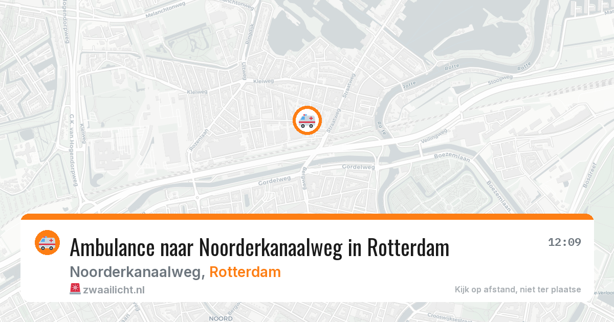 Ambulance naar Noorderkanaalweg in Rotterdam — 7 apr 2026