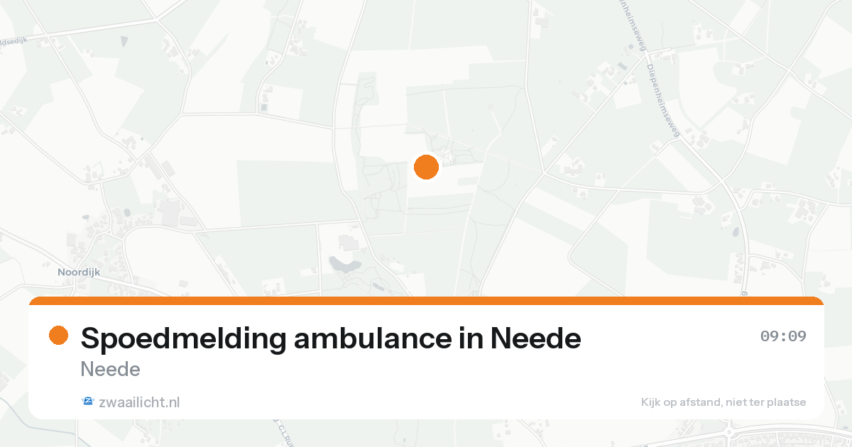 Spoedmelding ambulance in Neede — 14 aug 2026