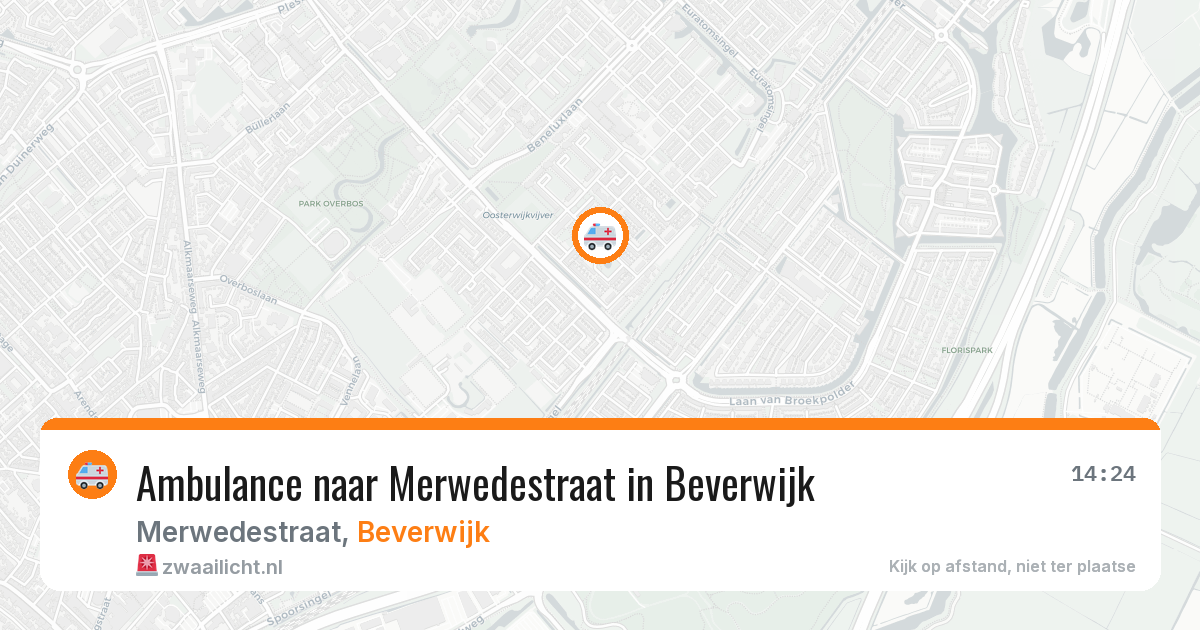 Ambulance naar Merwedestraat in Beverwijk — 8 apr 2026