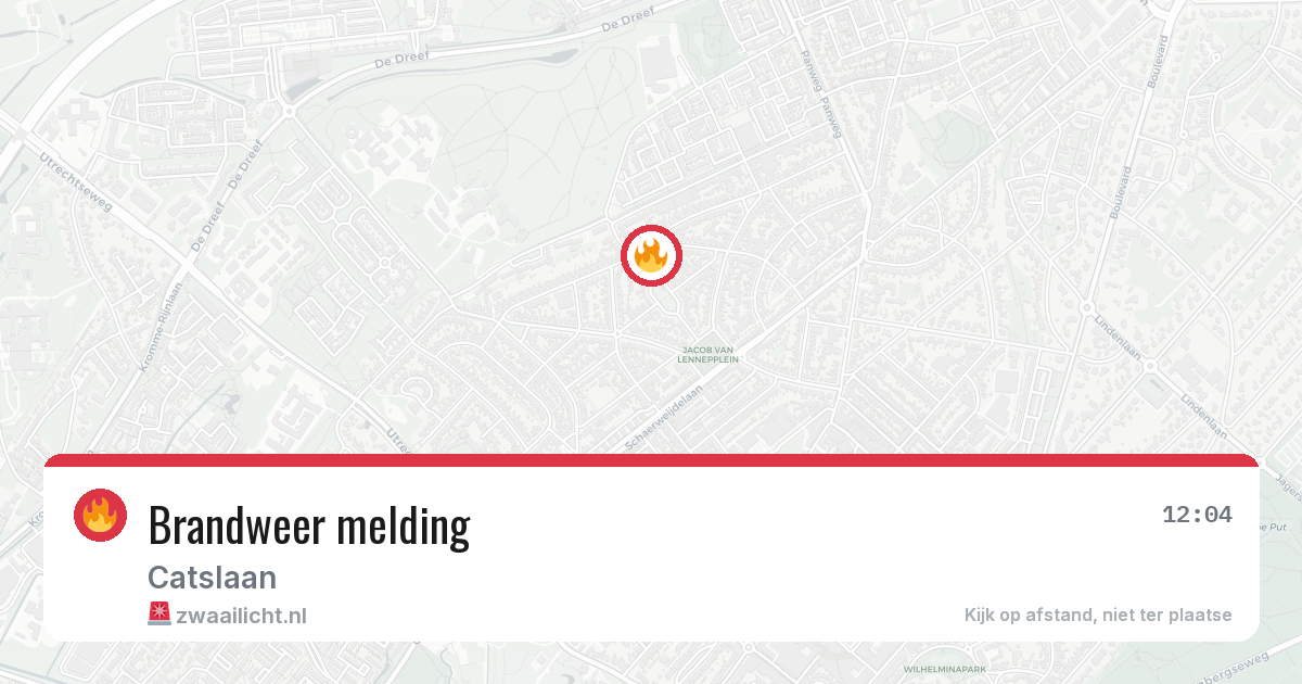 Brandweer melding — 8 apr 2026