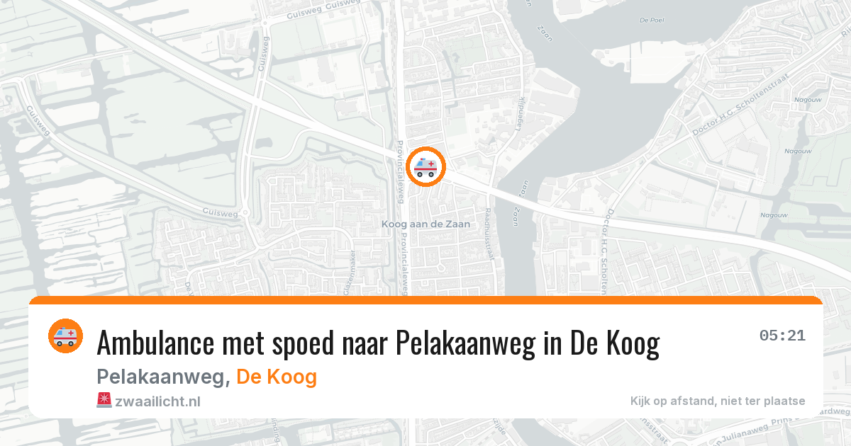 Ambulance met spoed naar Pelakaanweg in De Koog — 2 jul 2026