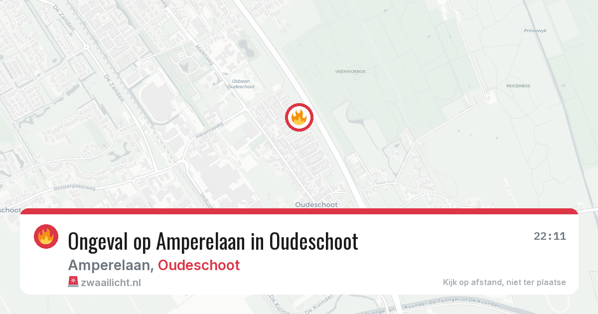 Ongeval op Amperelaan in Oudeschoot — 7 mei 2026
