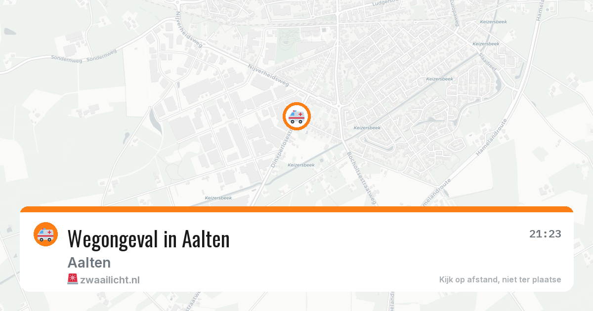 Wegongeval in Aalten — 29 jul 2026