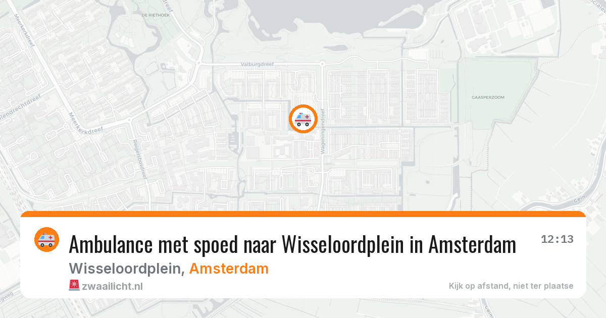 Ambulance met spoed naar Wisseloordplein in Amsterdam — 30 jan 2026