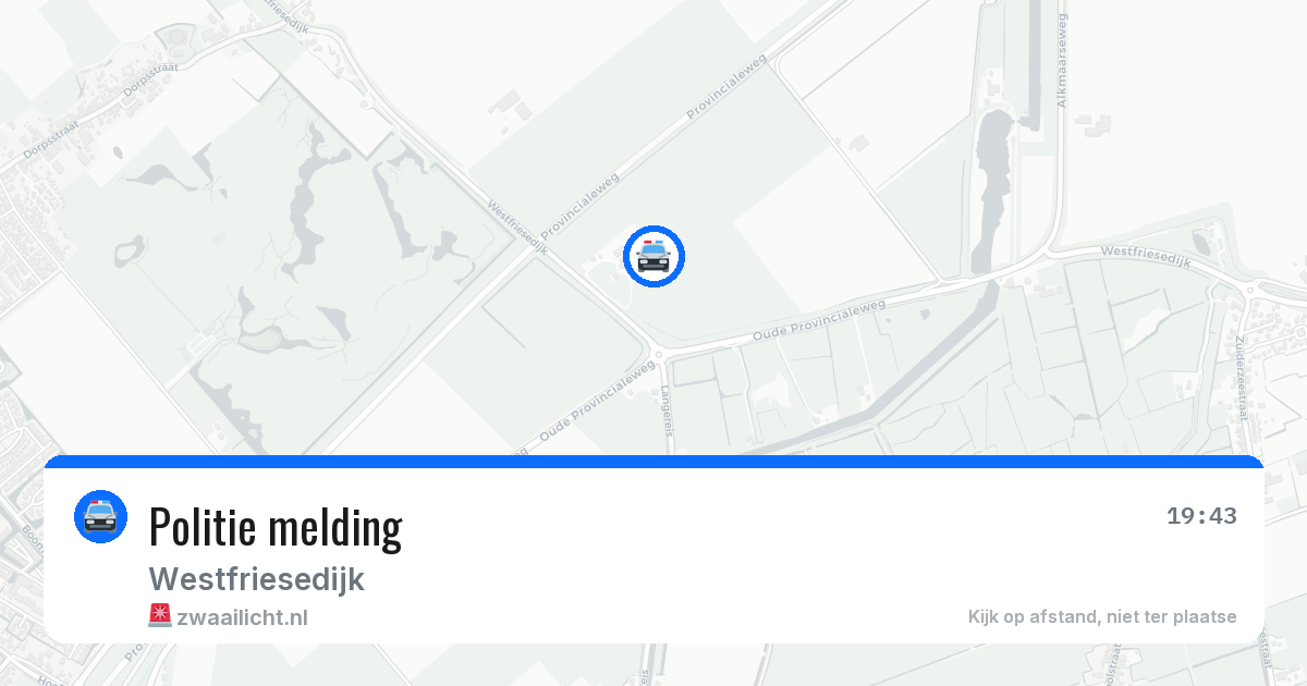 Politie melding — 8 apr 2026