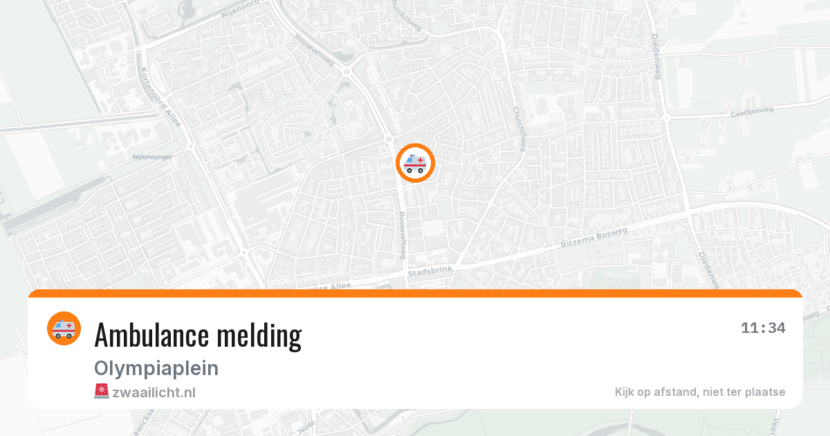 Ambulance melding — 26 jun 2026