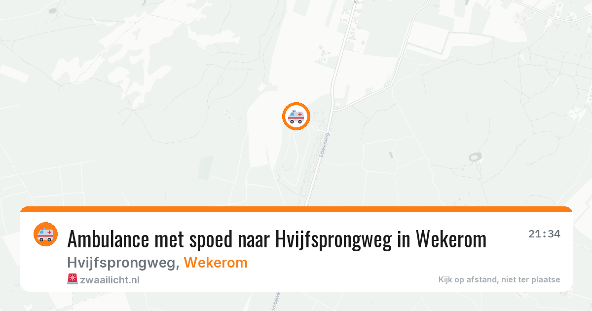 Ambulance met spoed naar Hvijfsprongweg in Wekerom — 11 apr 2026