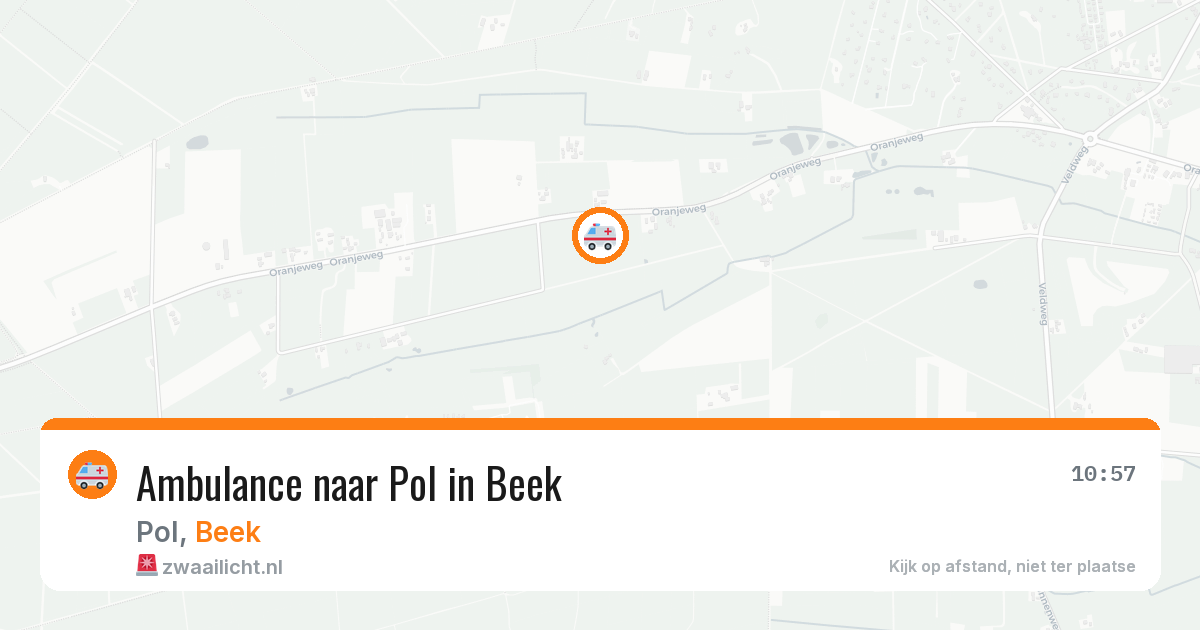 Ambulance naar Pol in Beek — 29 mrt 2026