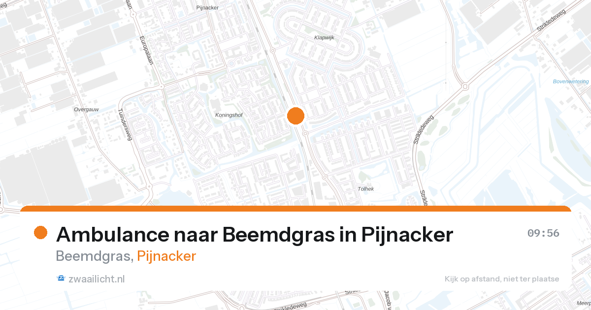 Ambulance naar Beemdgras in Pijnacker — 13 mei 2026